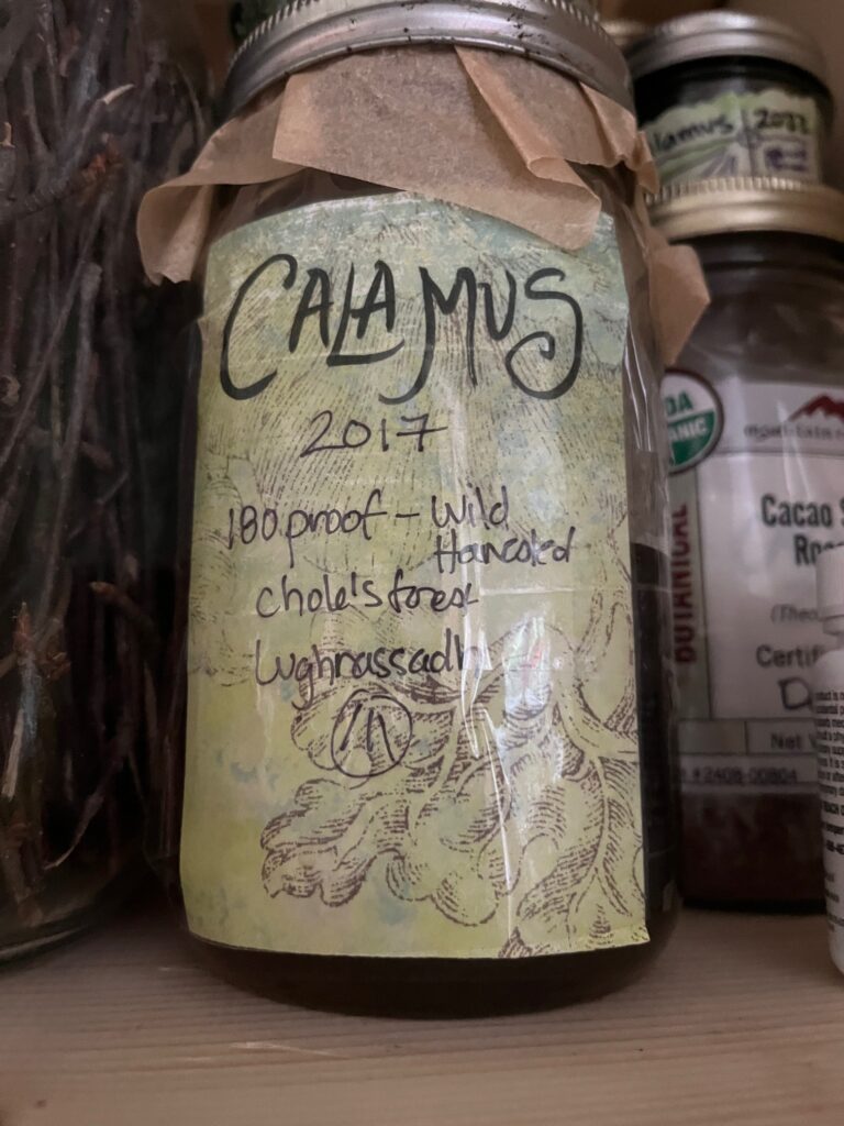 Sample label. I also like to use pretty paper and packing tape for all my labels!